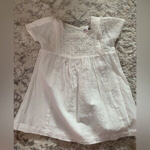Zara white dress 24-36 months